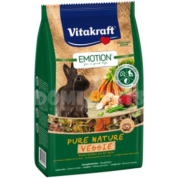 Vitakraft Emotion Pure Nature veggie králík 600g