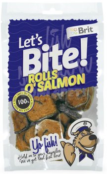 Brit Care Let´s Bite! Rolls o`Salmon 80g