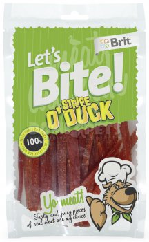 Brit Care Let´s Bite! Stripe o`Duck 80g