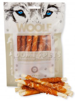WOOLF pochoutka Chicken and rawhide twister 100g