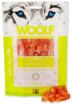 WOOLF pochoutka Chicken chunkies 100g