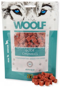WOOLF pochoutka Duck chunkies 100g