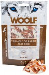WOOLF pochoutka Rabbit and Cod Triangle 100g