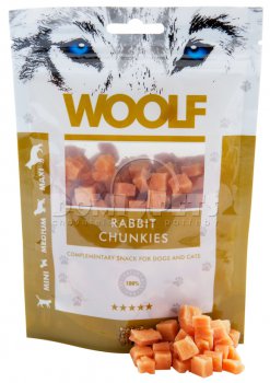 WOOLF pochoutka Rabbit chunkies 100g