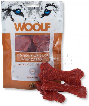 WOOLF pochoutka big bone of Duck with Carrot 100g