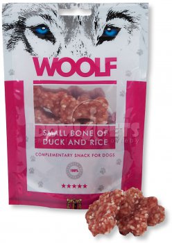 WOOLF pochoutka small bone of Duck and Rice 100g