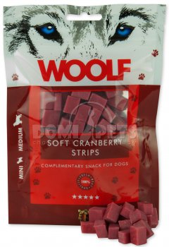 WOOLF pochoutka soft Cranberry strips 100g