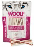 WOOLF pochoutka soft Duck and Cod sandwich long 100g