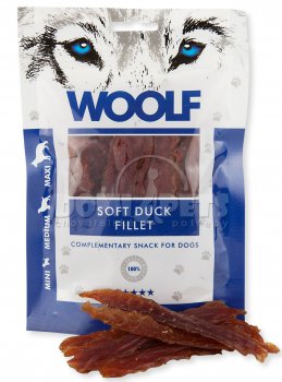 WOOLF pochoutka soft Duck jerky 100g