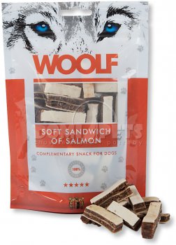 WOOLF pochoutka soft sandwich of Salmon 100g