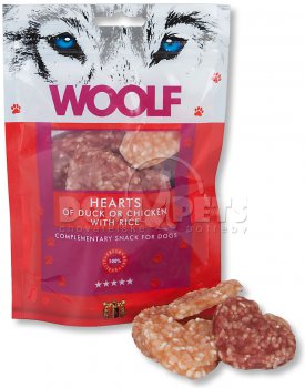 WOOLF pochoutka welcome hearts 100g