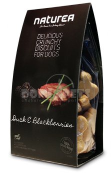 Naturea Grain Free sušenky kachna, ostružiny 230g