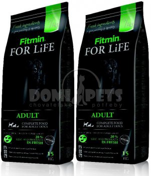 Fitmin For Life Adult 2 x 15kg SLEVA -283,-Kč