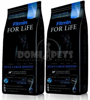Fitmin For Life Adult Large Breed 2 x 15kg SLEVA -283,-Kč