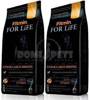 Fitmin For Life Junior Large Breed 2 x 15kg SLEVA -298,-Kč