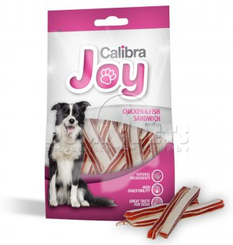 Calibra Dog Joy Chicken & Fish Sandwich 80g