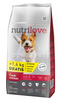 Nutrilove Dog Adult Small 8kg