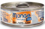 Monge Natural tuňák s lososem pro kočky 80g