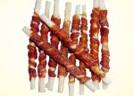 Snack - Tyčinka z buvolí kůže obalená kachním masem 250g
