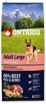 Ontario Adult Large Beef & Rice 12kg + 2,25kg