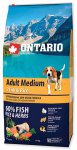 Ontario Adult Medium Fish & Rice 12kg + 2,25kg