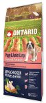 Ontario Puppy & Junior Large Chicken & Potatoes 12kg + 2,25kg