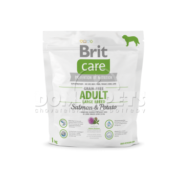 Brit Care Grain-free Adult Large Breed Salmon & Potato 1kg
