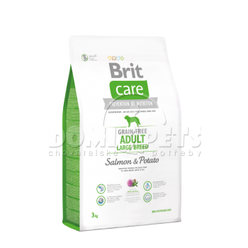 Brit Care Grain-free Adult Large Breed Salmon & Potato 3kg
