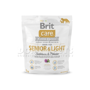 Brit Care Grain-free Senior & Light Salmon & Potato 1kg