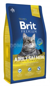 Brit Premium cat Adult Salmon 8kg