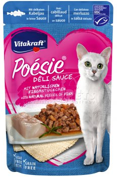 Vitakraft Cat Poésie Déli Sauce kapsička treska 85g