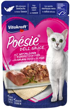 Vitakraft Cat Poésie Déli Sauce kapsička treska tm. 85g