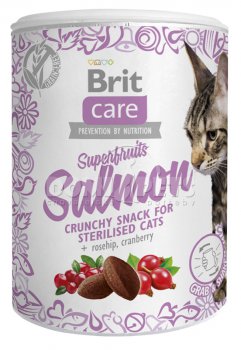 Brit Care Cat Snack Superfruits Salmon 100g