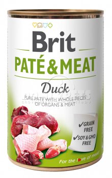 Brit Dog konzerva Paté & Meat Duck 400g