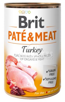 Brit Dog konzerva Paté & Meat Turkey 400g