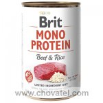 Brit Dog konzerva Mono Protein Beef & Brown Rice 400g