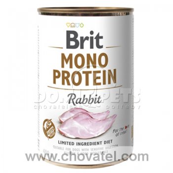 Brit Dog konzerva Mono Protein Rabbit 400g