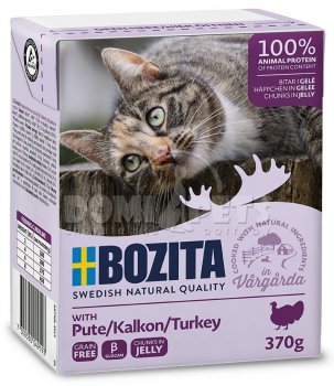 Bozita TPack Krůtí kousky v želé 370g