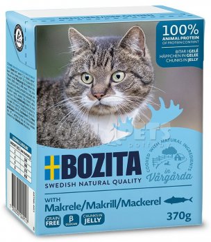 Bozita TPack Makrelí kousky v želé 370g