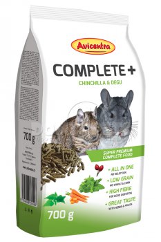 Avicentra COMPLETE+ činčila, osmák 700g